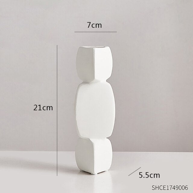 Abstract Art Ceramic Vase