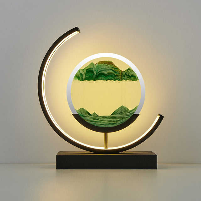 Quicksand Art LED Lamp